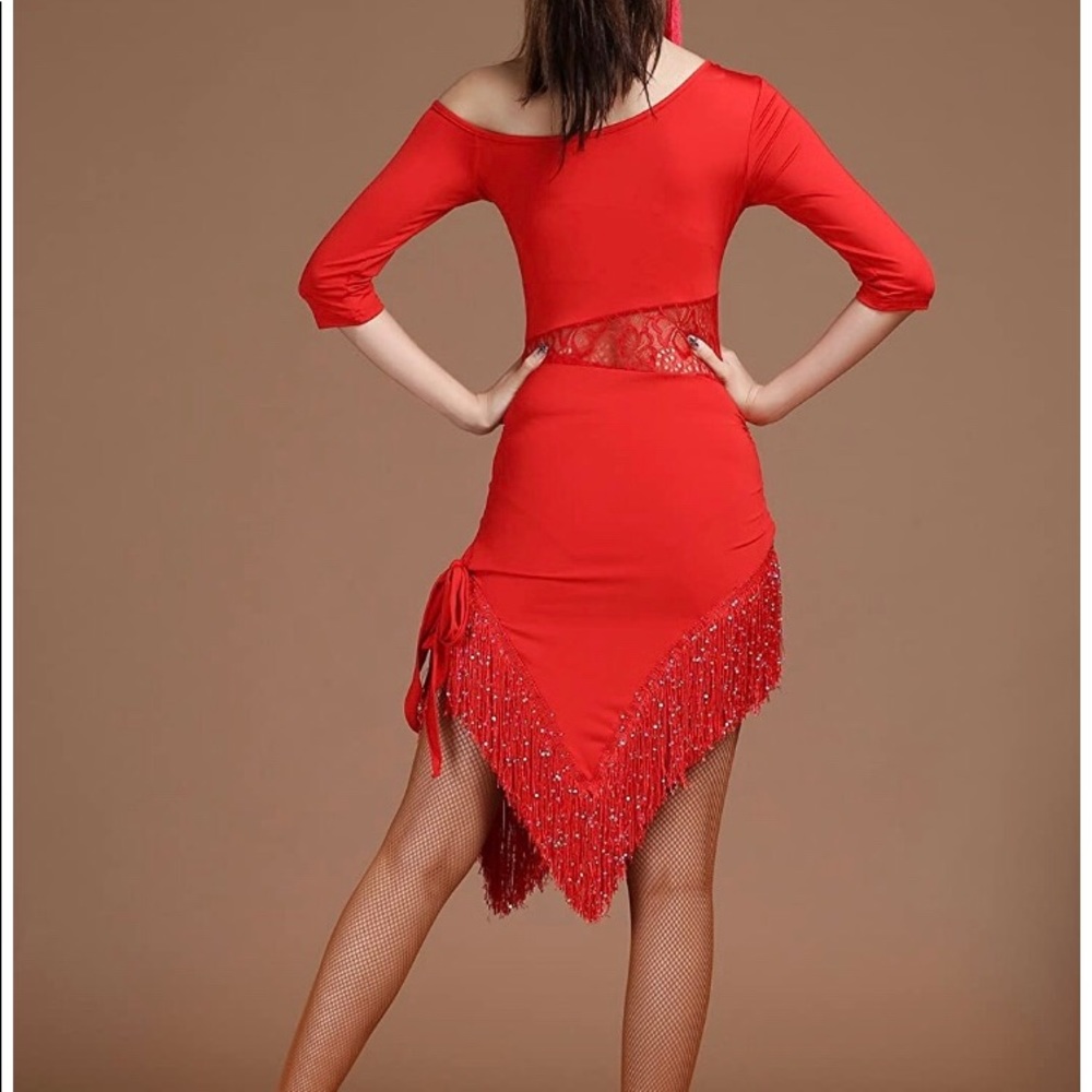 Red Salsa Practice Dress
